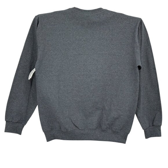 Athletic Works Men's Fleece Dark Gray Sweatshirt M (38-40) Moisture Wicking NWT - Picture 2 of 10